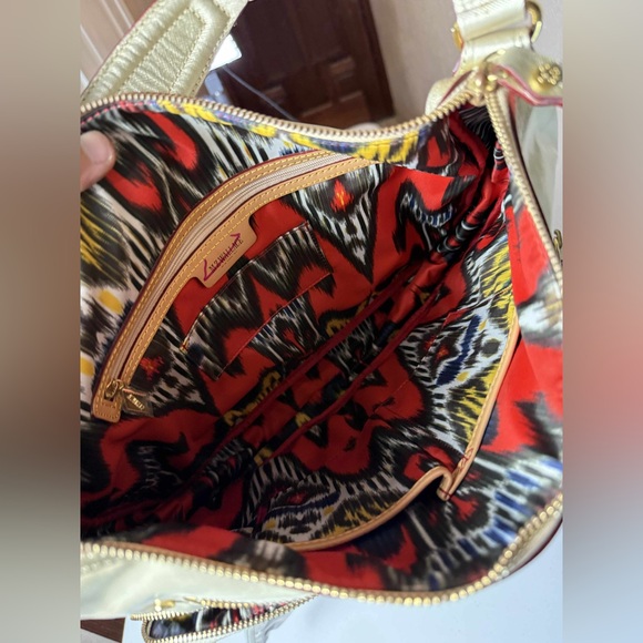 MZ Wallace Bag Full Tote Zip Women’s Handbag Purse White with STAINING - Picture 4 of 16